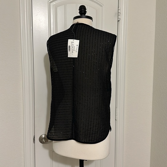 Sleeveless Black Sequin Too - Picture 4 of 8